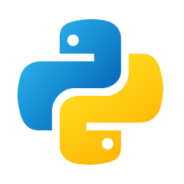 Python programming language logo